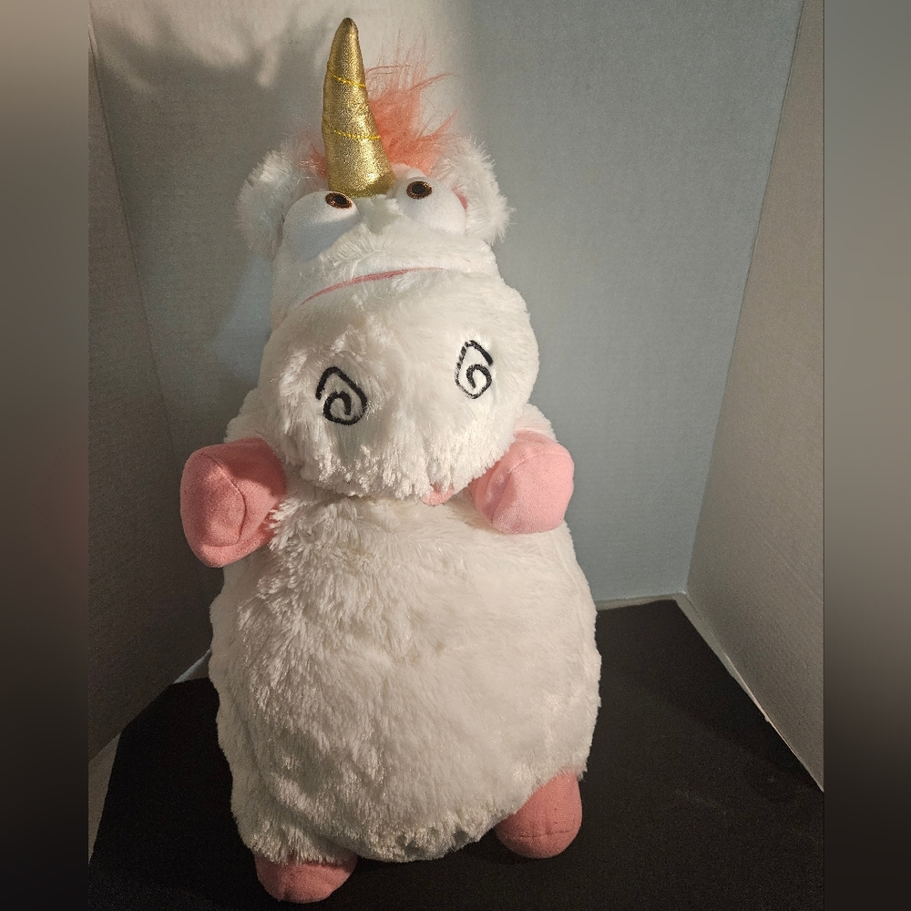 Plush Unicorn Stuffed Animal - White and Pink Despicable Me
